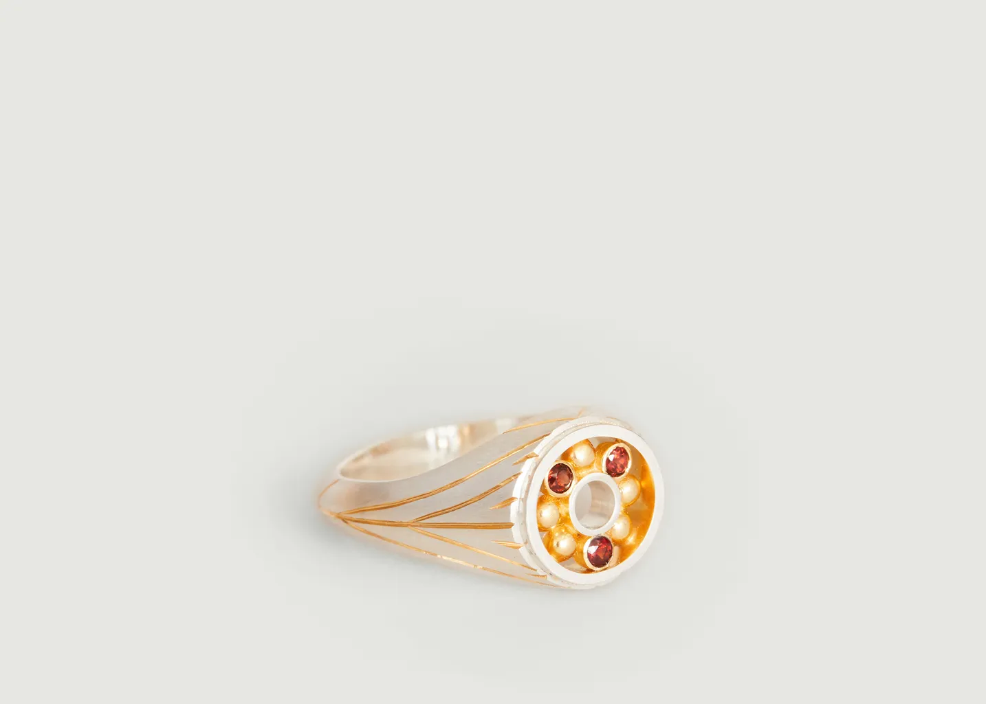 Bague Déroulement Grenats HYQS