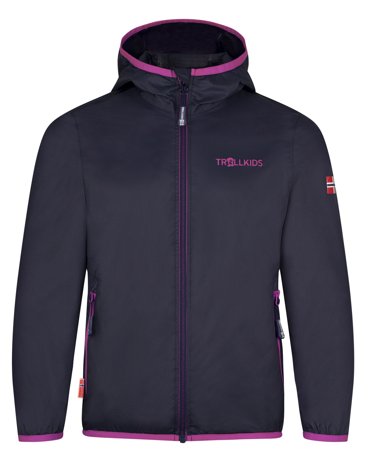 Funktionsjacke TROLLTUNGA in navy/mallow pink