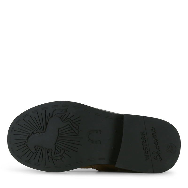 Shoesme cognac cowboylaars met sterren Suède | Sale