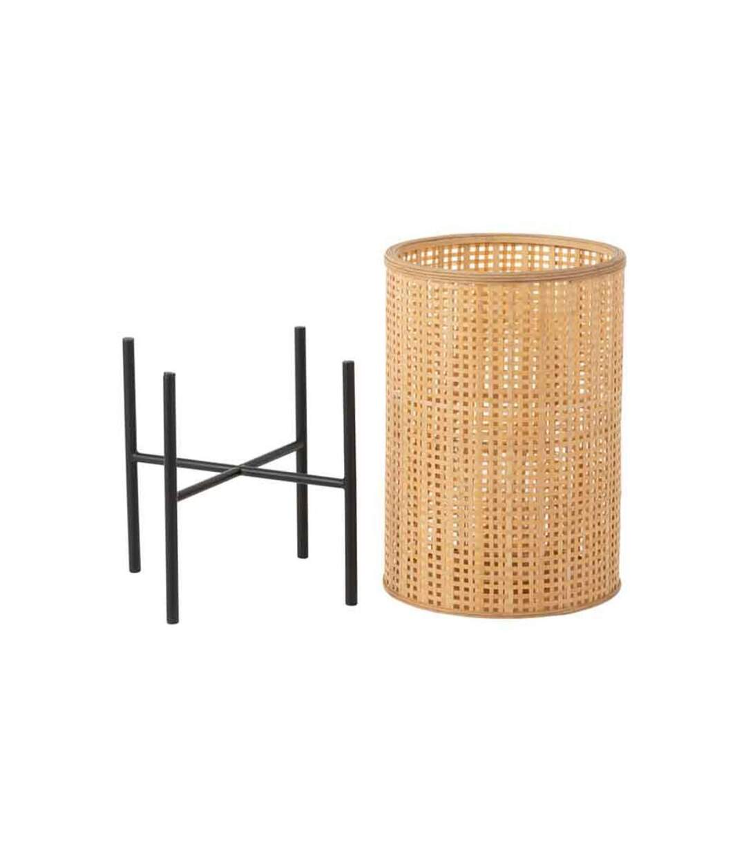 Paris Prix - Lanterne Sur Pied Bambou fernando 62cm Naturel