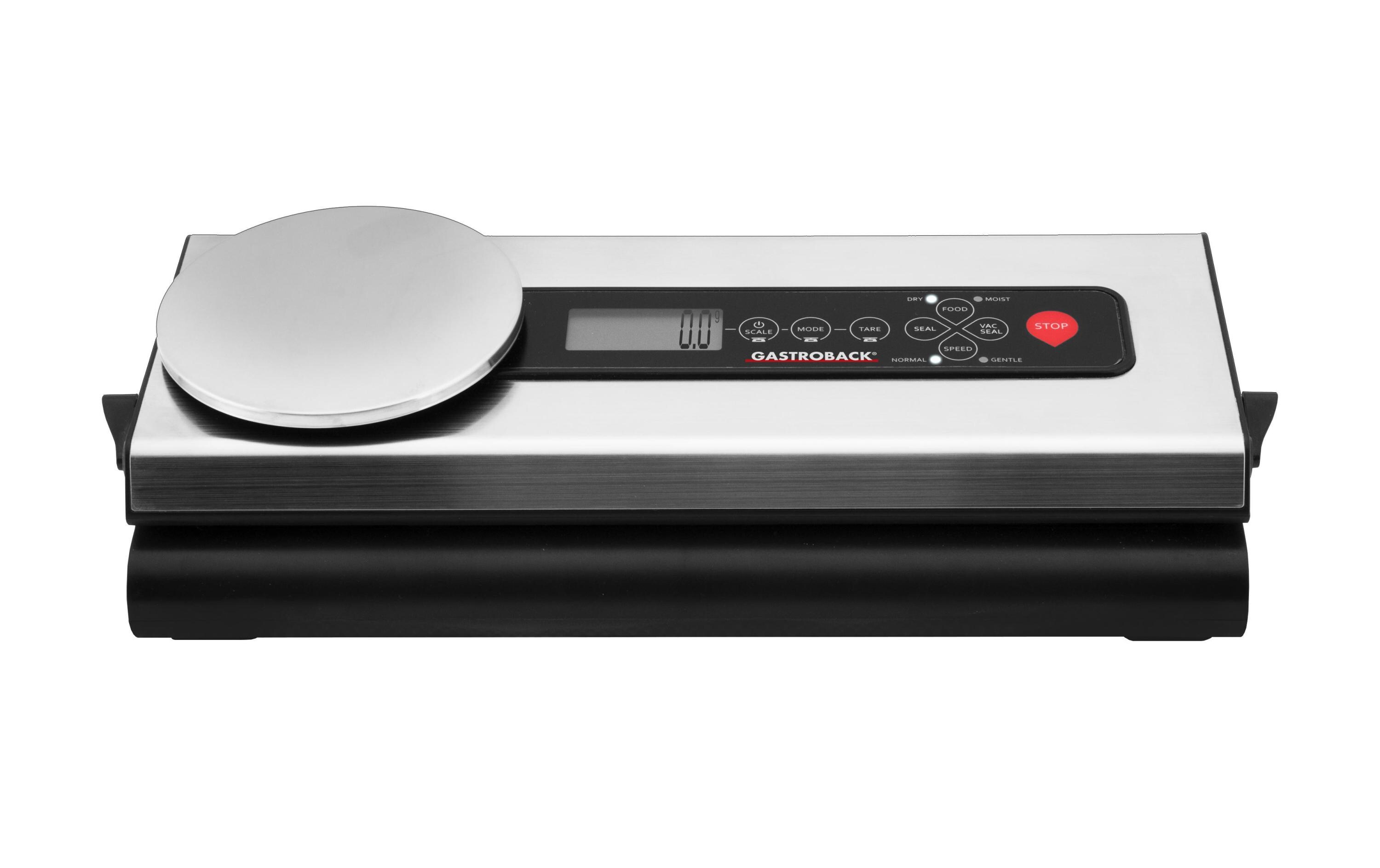 Vakuumiergerät Design Advanced Scale Silber<br>Zum Portionieren und sofortigen Vakuumieren