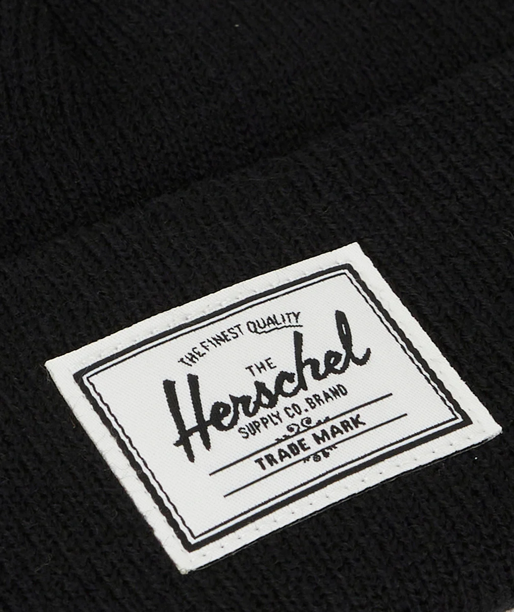 HERSCHELBONNET ADO ELMER SHALLOW EN MAILLE NOIR