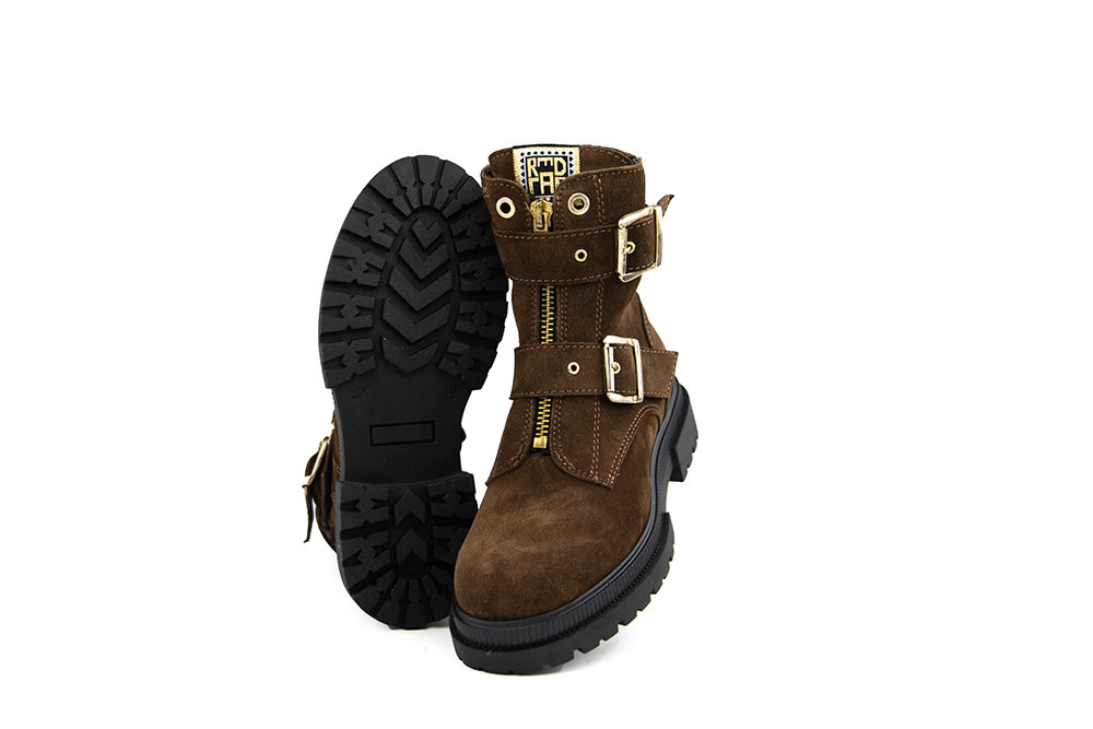 Red Rag Bikerboot Beige Combi