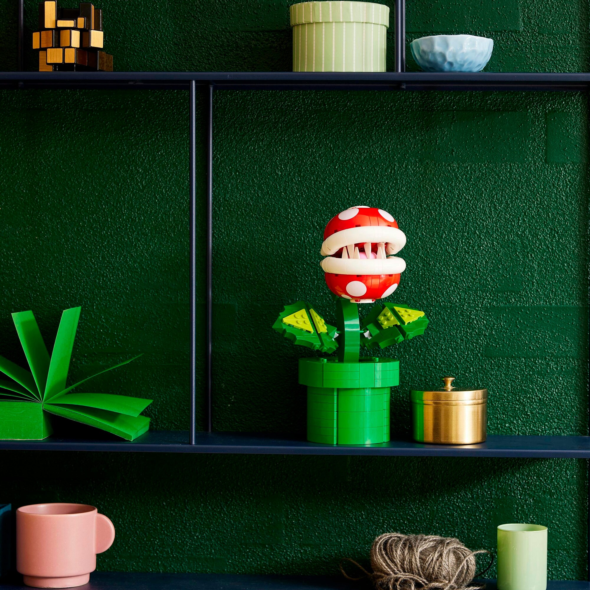 LEGO Konstruktionsspielzeug Super Mario Piranha-Pflanze