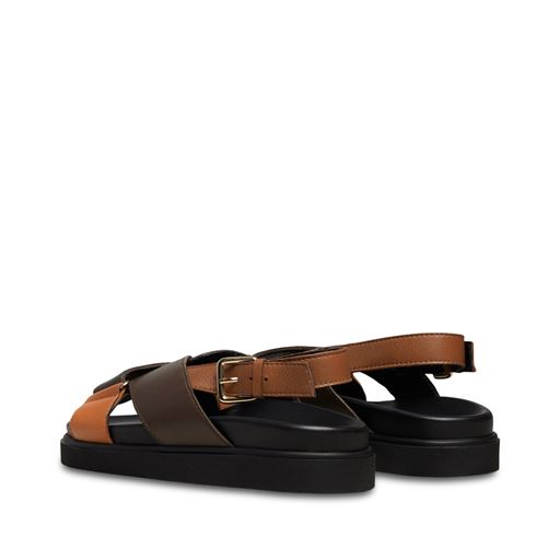 Pavement Lava Sandaler, Brown Combo, 36