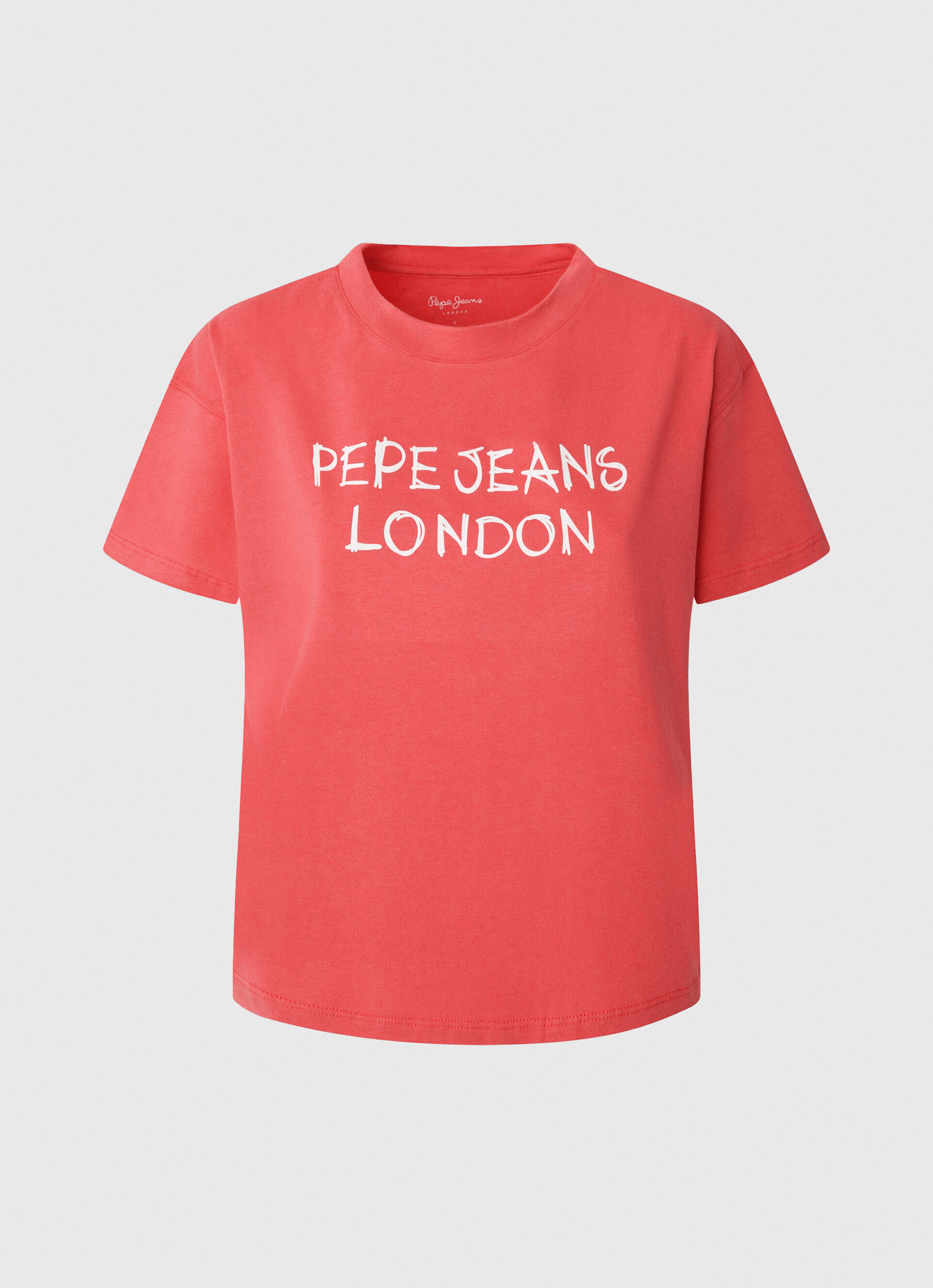 CAMISETA COM LOGOTIPO ESTAMPADO - vermelho estúdio