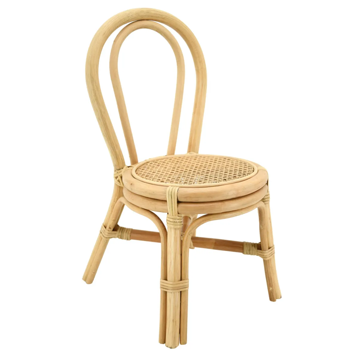 Aubry Gaspard Chaise enfant Bogiwo - Rotin naturel