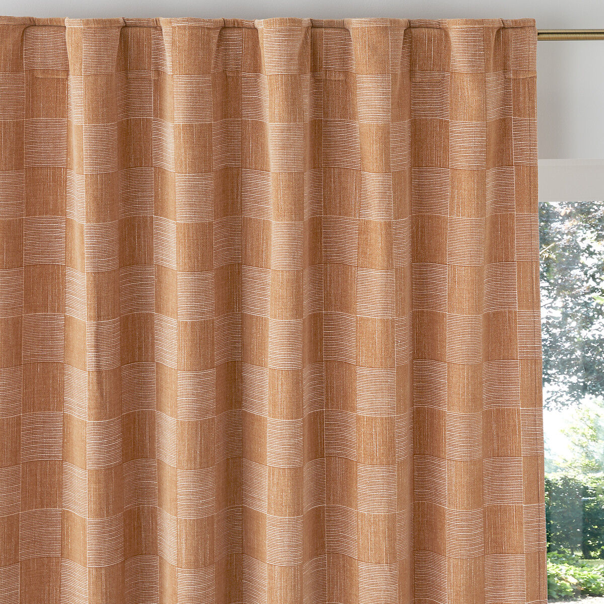 LA REDOUTE INTERIEURS<br>Cortina jacquard efeito chenille, Domeo