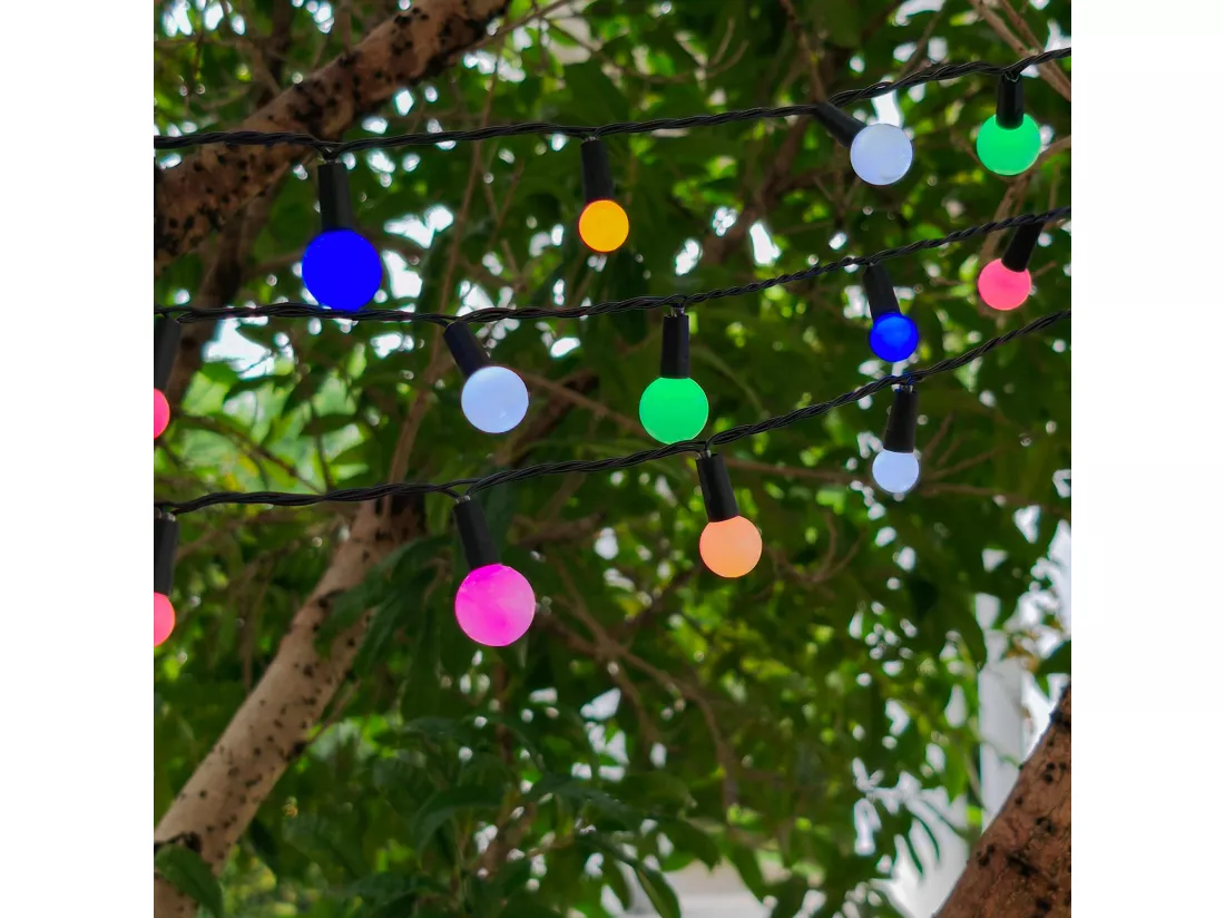 Guirlande Solaire BILLY RGB Multicolore 9,90M