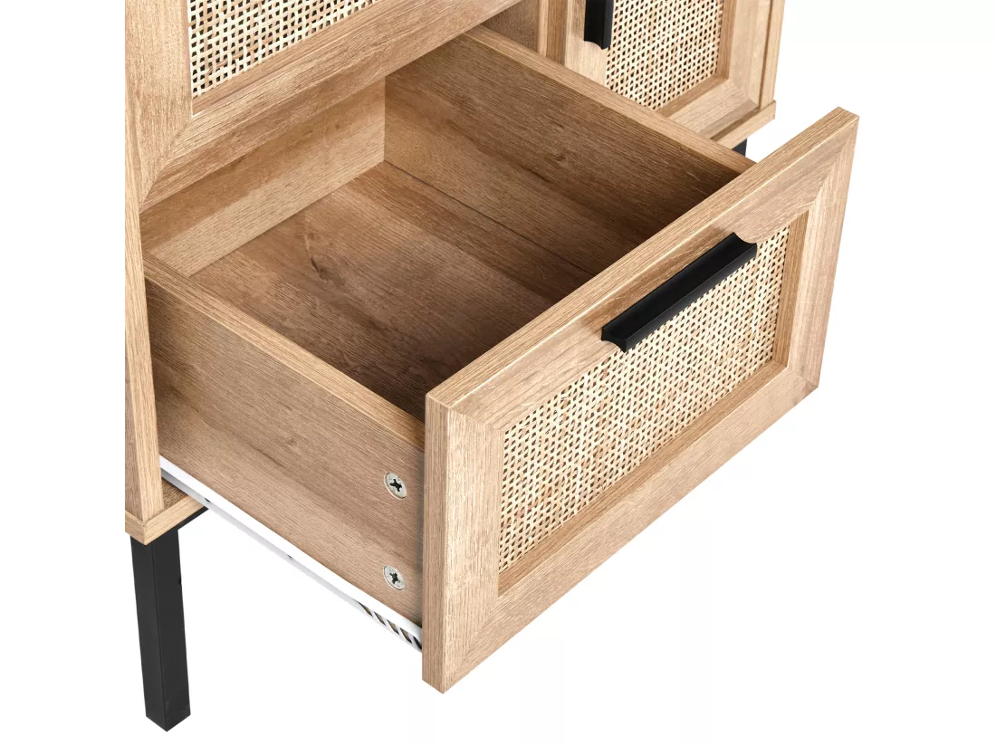 Meuble de salle de bain ROSELL 60 cm 40 cm 60 cm Marron clair