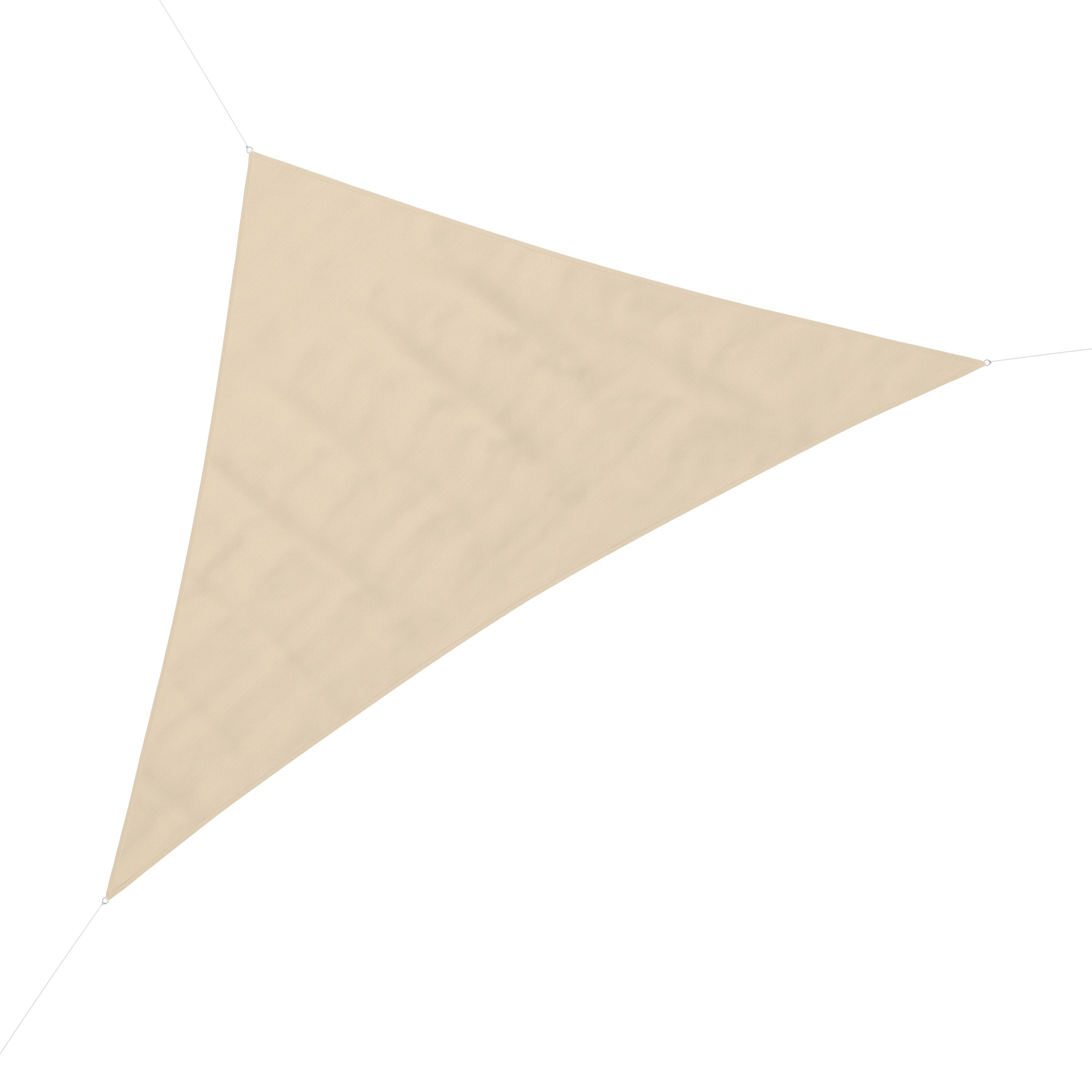 Sonnensegel Dreieck 6 x 4.2 x 4.2 m beige