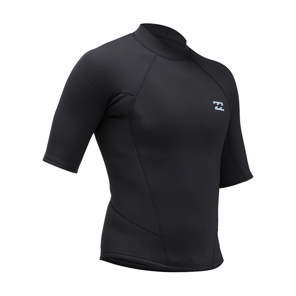 Billabong ABSOLUTE TOP BACK ZIP - Top néoprène 2mm Homme black