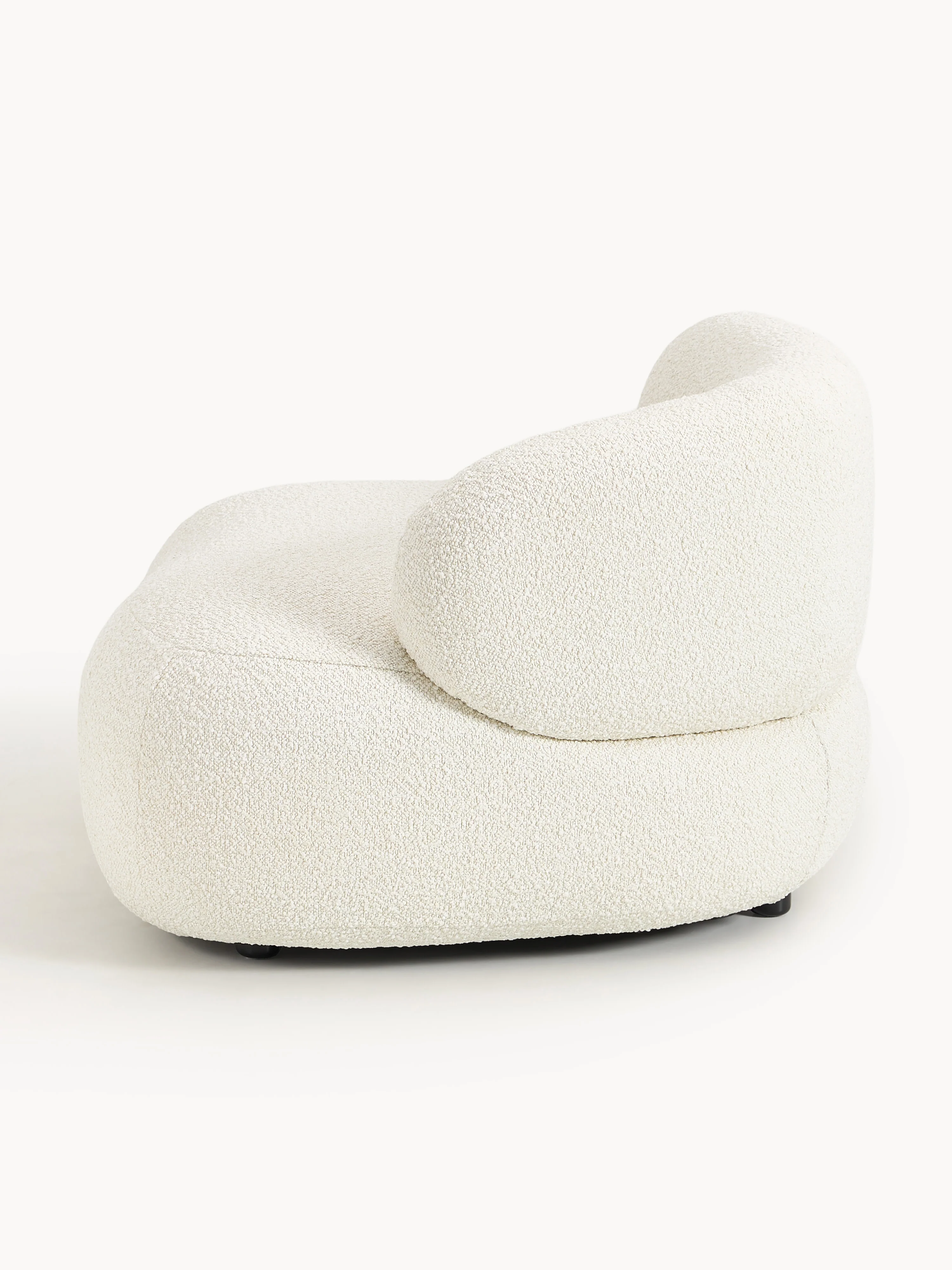 Bouclé loungefauteuil Alba