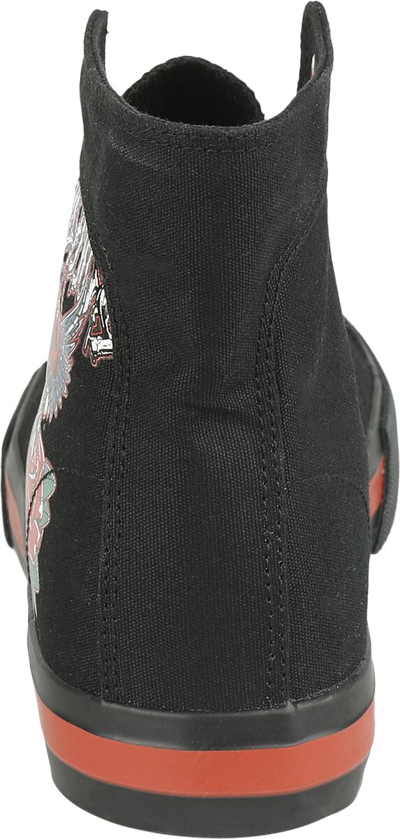 Baskets Imprimé Old School | Rock Rebel by EMP Baskets hautes