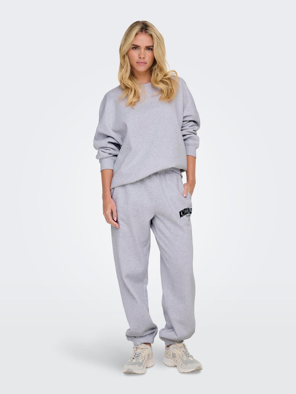ONLELLIOT Sweatshirt Light Grey Melange