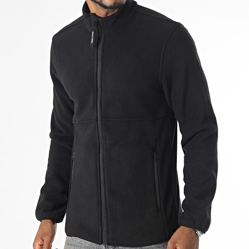 Veste Polaire Zippée Flame Fleece Noir