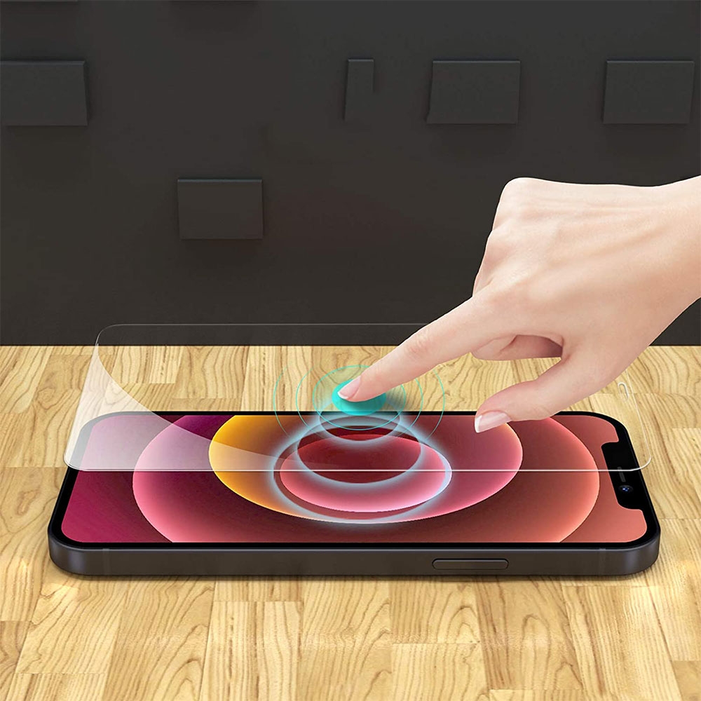 (2er Set) iPhone 12 / iPhone 12 Pro Panzer Glas Display   Montagerahmen Case Friendly