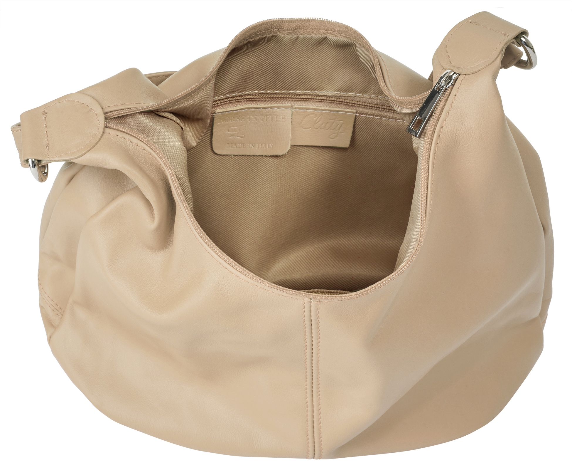 Cluty Shopper echt Leder, Made in Italy