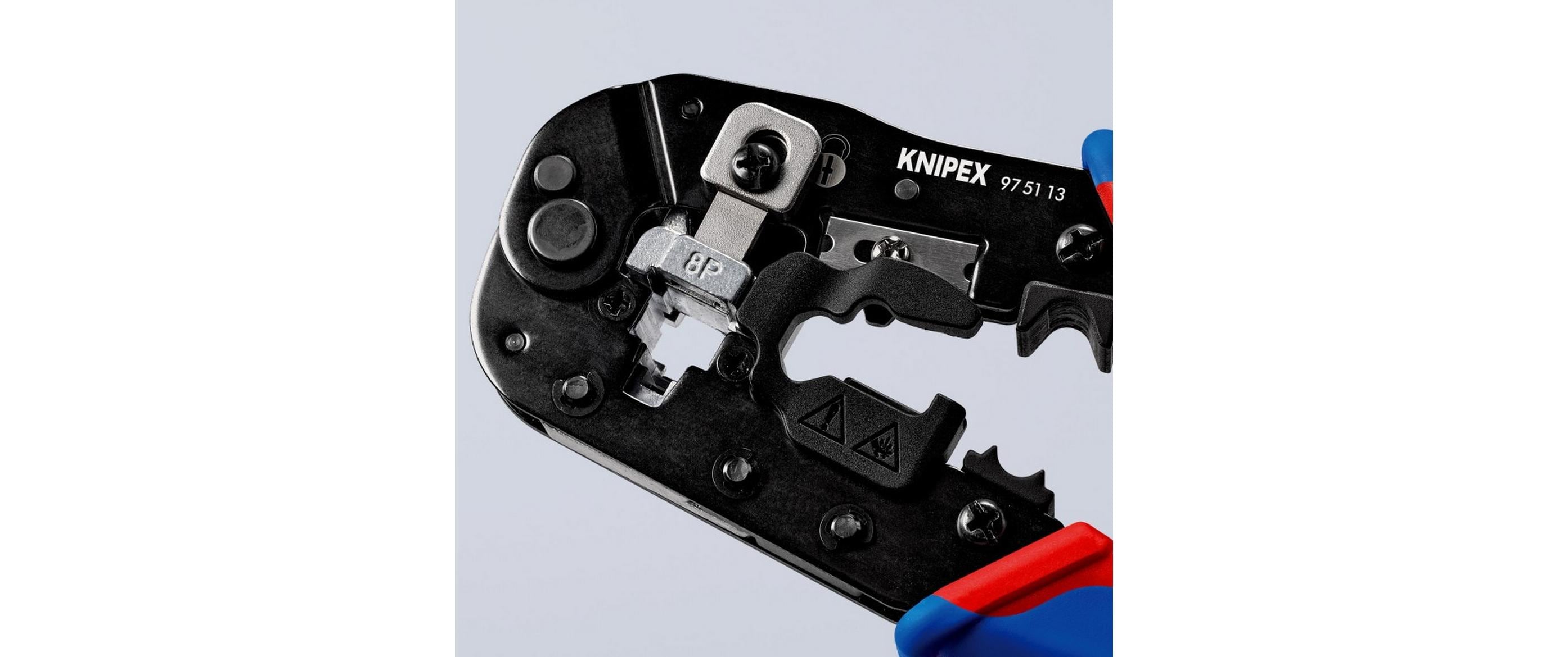 Crimpzange für RJ45-Westernstecker 190 mmCrimpzange für Kabelschnitt