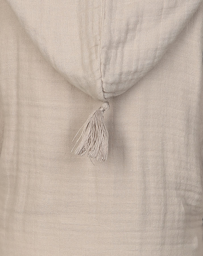 Bademantel MUSLIN in grau