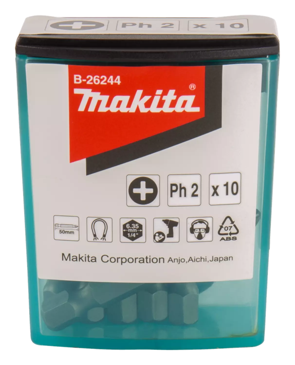 Makita B-26244 Schroefbit PH2X50mm 10 stuks
