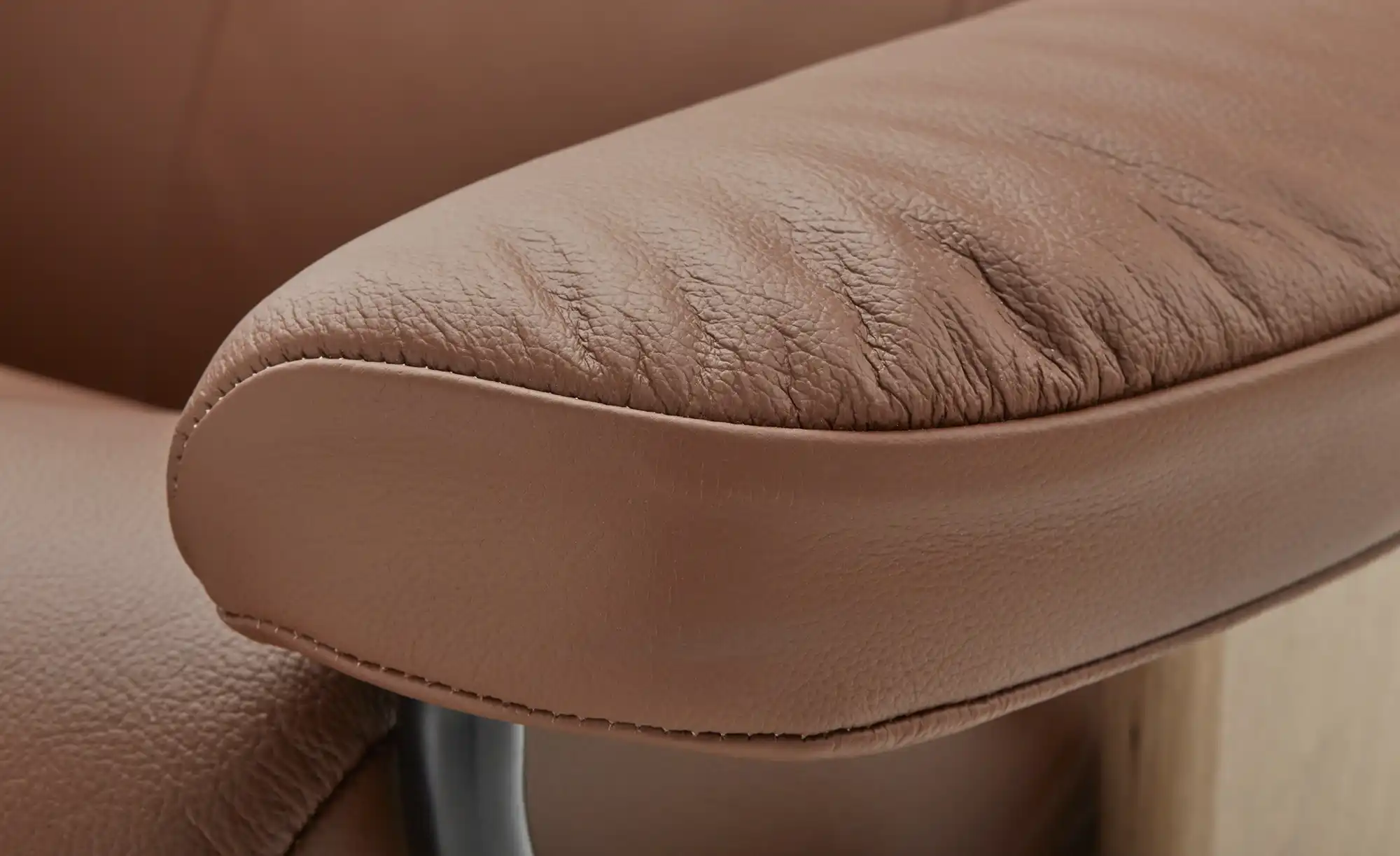 Stressless Relaxsessel mit Hocker aus Echtleder Garda M