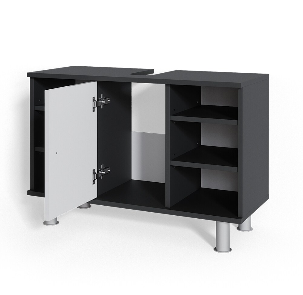 Vicco Waschtischunterschrank Fynn Badschrank Waschbeckenunterschrank Waschtisch
