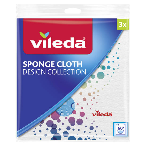 Vileda Sponsdoek Design 3p