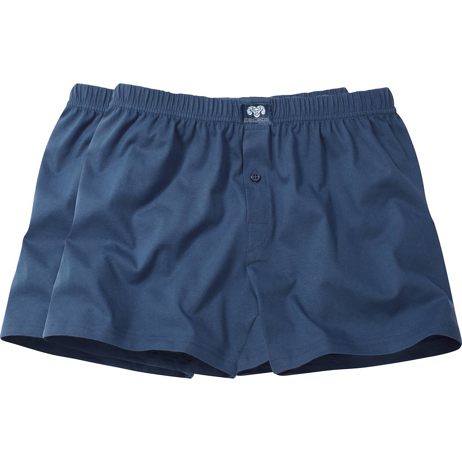 Ceceba Bio Single-Jersey Herren-Boxershorts im 2er-Pack