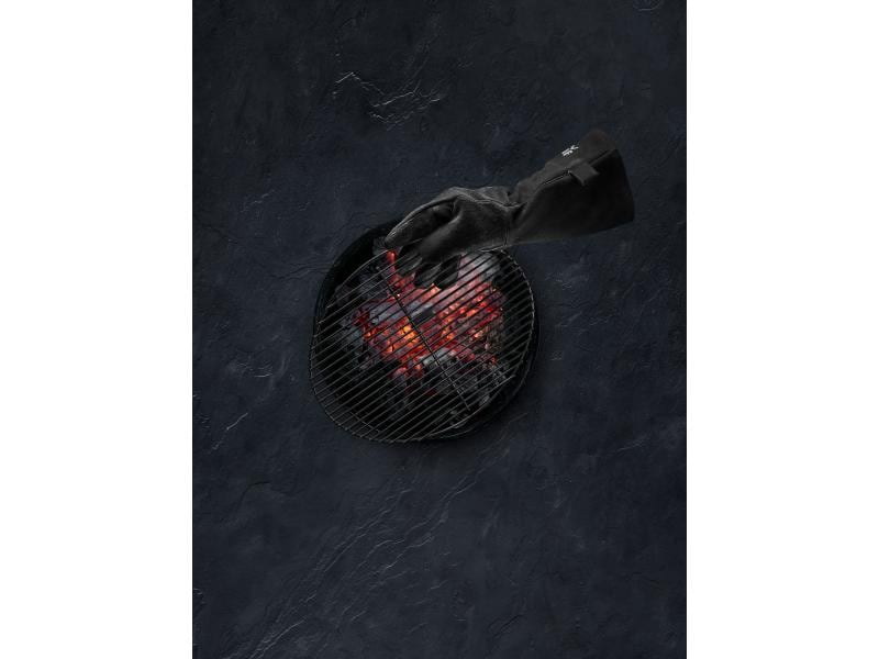 WMF Grillhandschuh Schwarz Lederhandschuhe