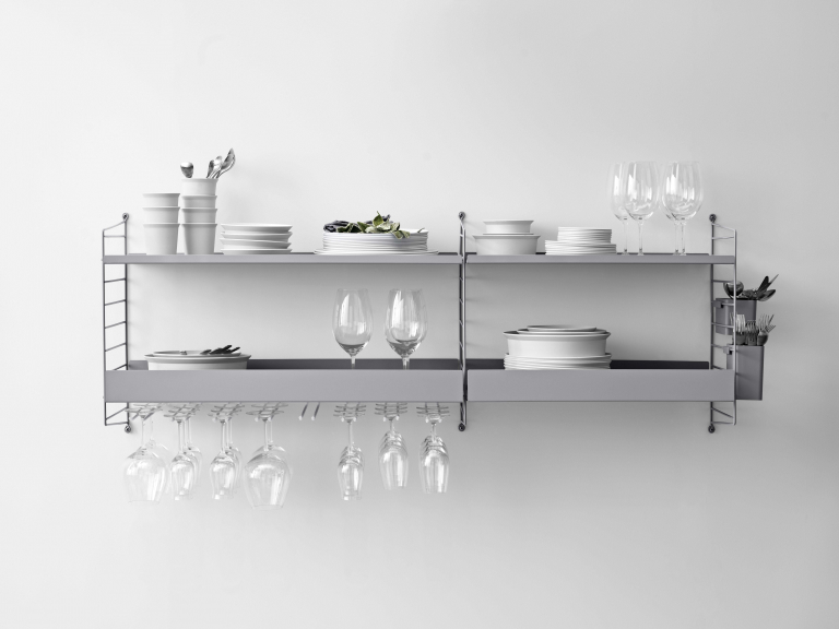 String Furniture Plus hanger rack 16x30 2-pack wit