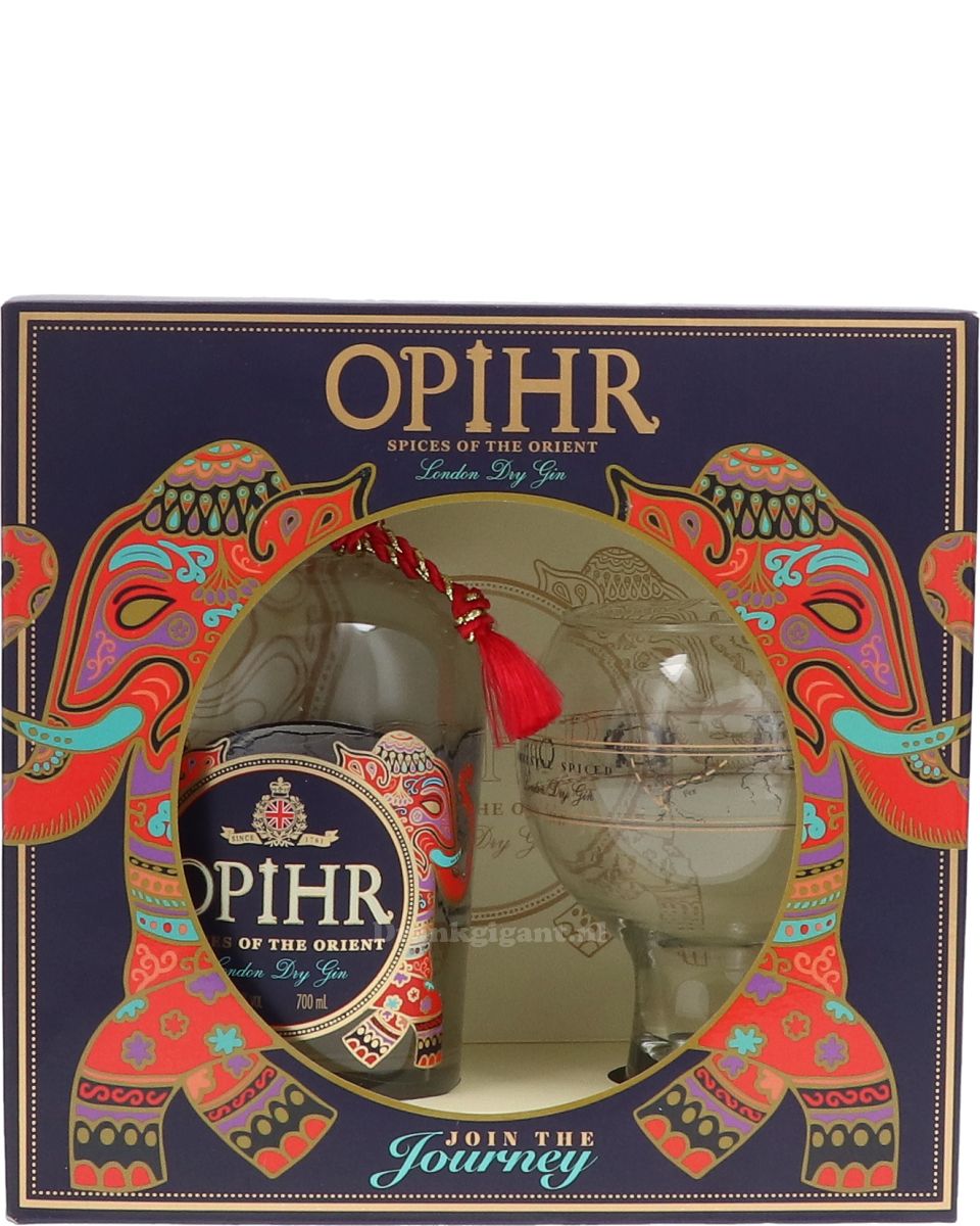 Opihr Gin met Bolglas 70 cl
