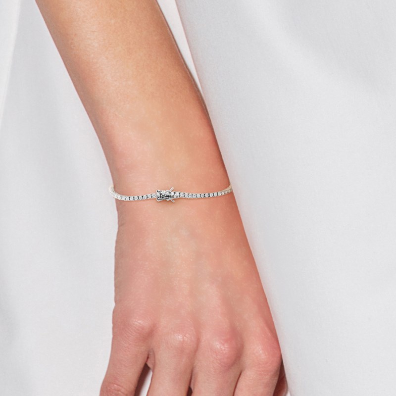 Bracelet RIVIERE DE DIAMANTS - Argent 925