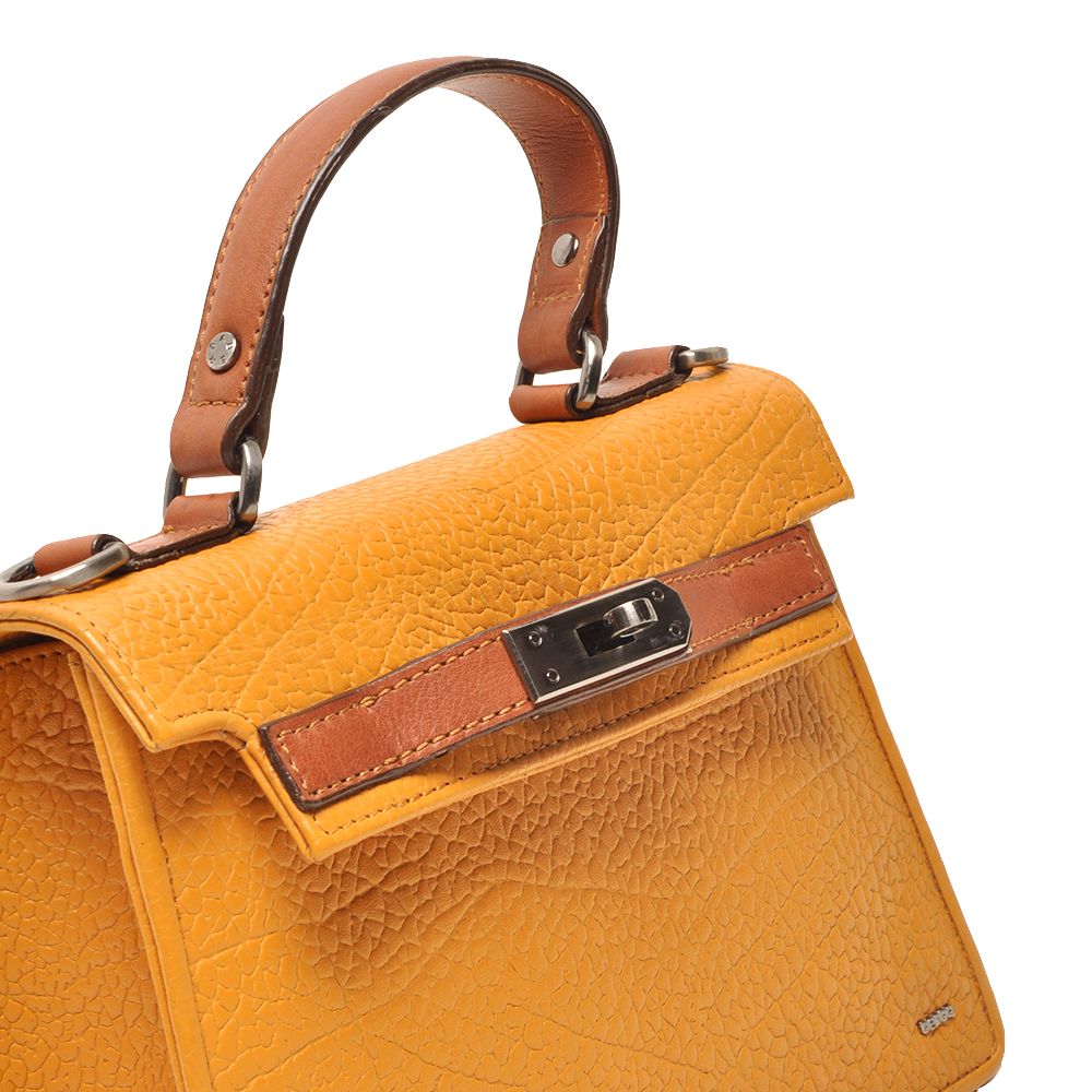 Berba Chamonix Handbag Small Tas Geel