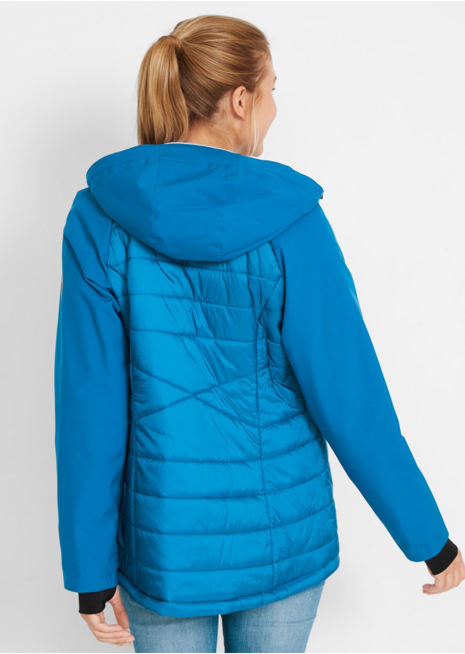 Veste fonctionnelle aspect hybride