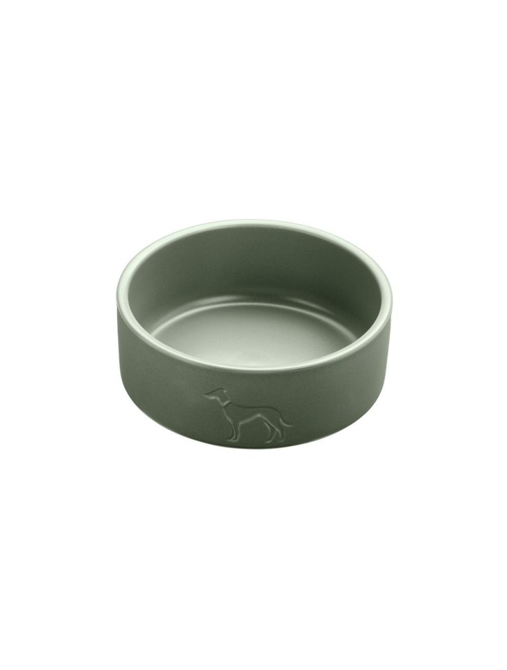 Hunter - Hundeskål Keramik Osby 550 ml, khaki