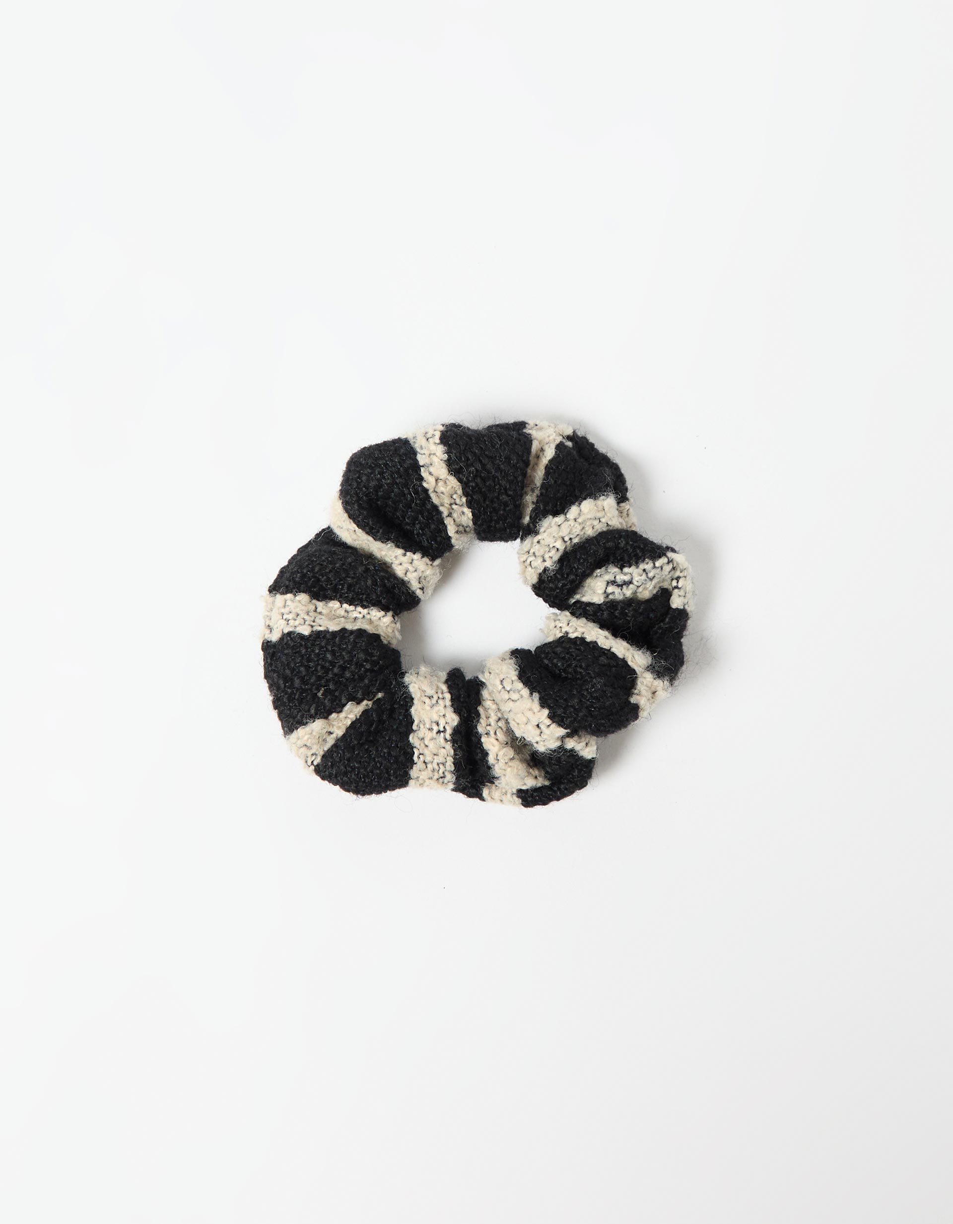 Elástico de Cabelo Scrunchie, Mulher, Preto