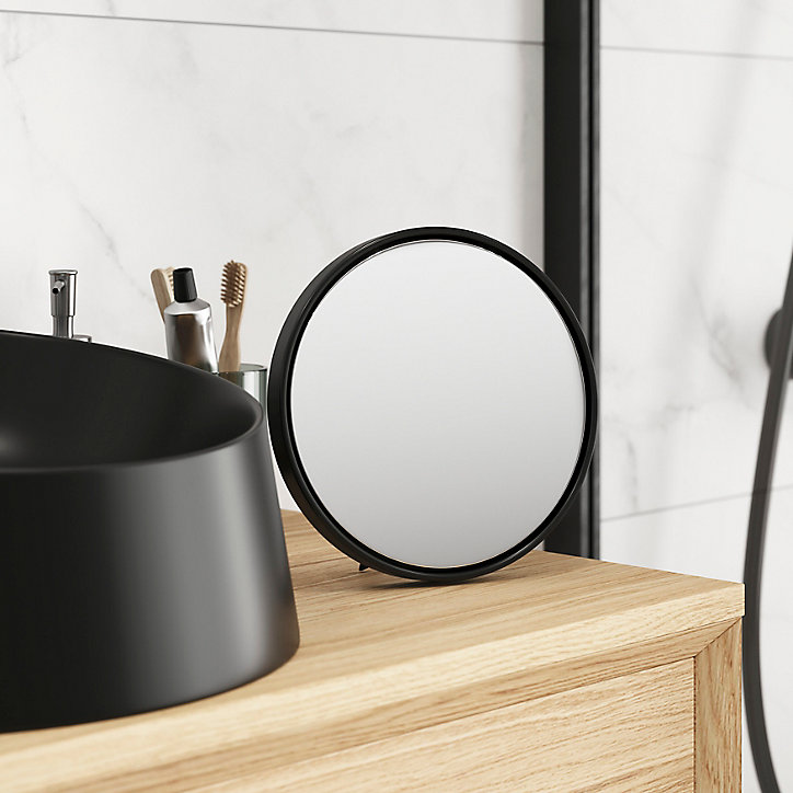 Miroir rond grossissant x2 GoodHome Elland Ø 20 cm