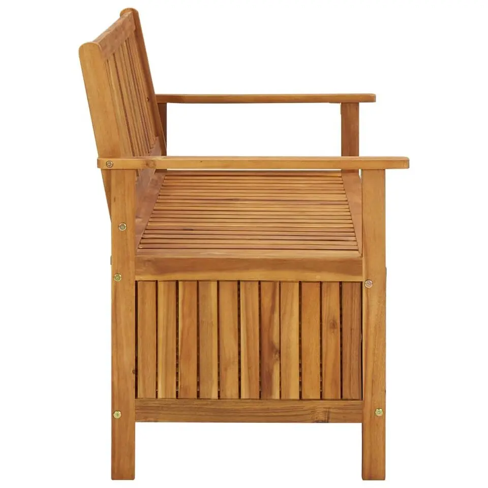 vidaXL - Tuinopbergbank - Bruin - Acaciahout- 120 cm