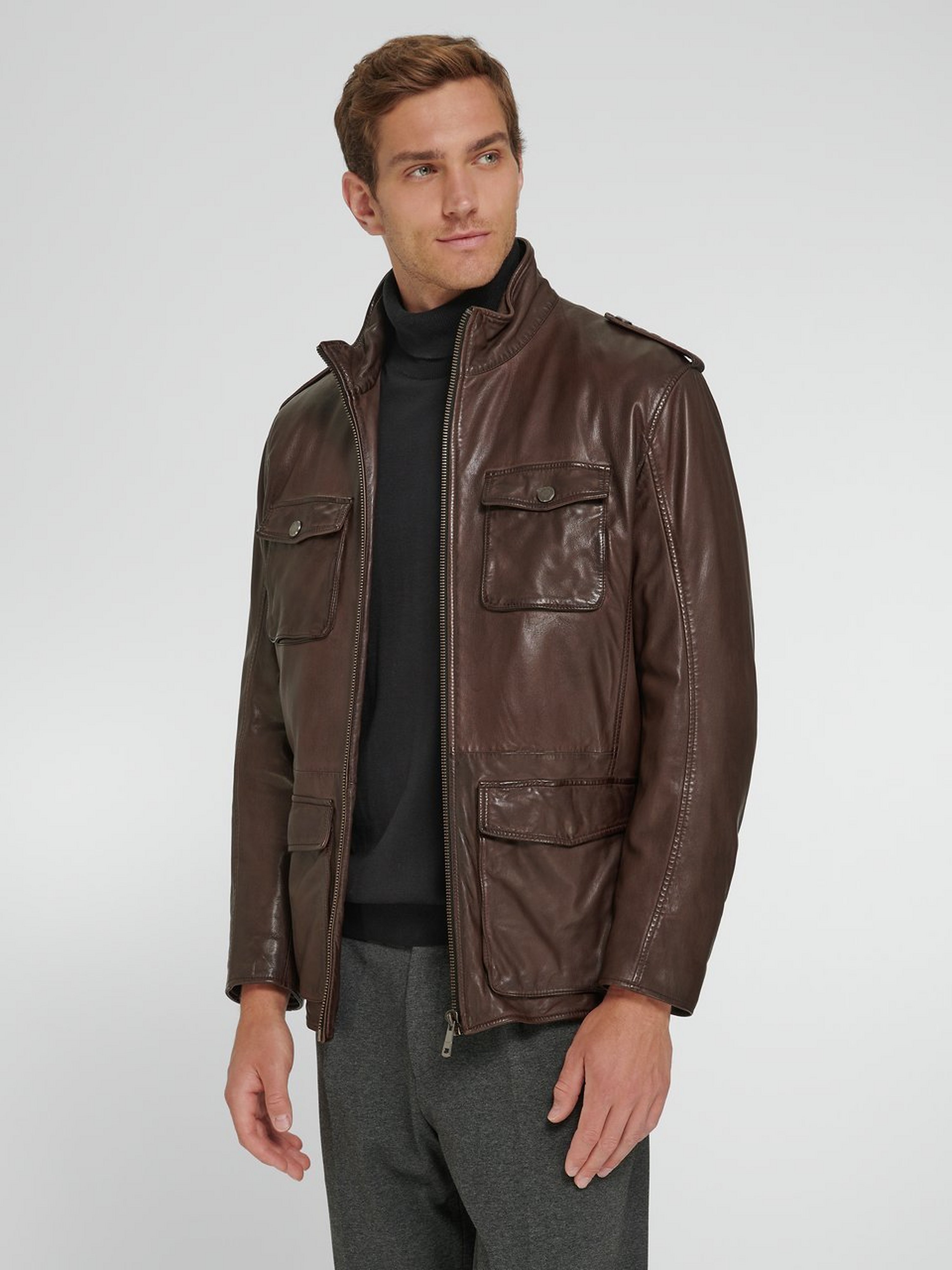 Lederjacke