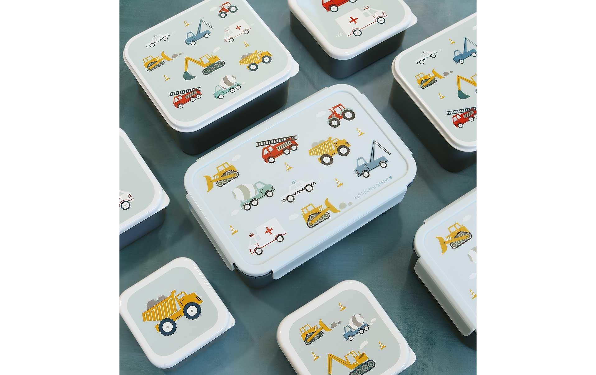 Lunchbox Fahrzeuge MehrfarbigKinder Znünibox mit herzigem Motiv