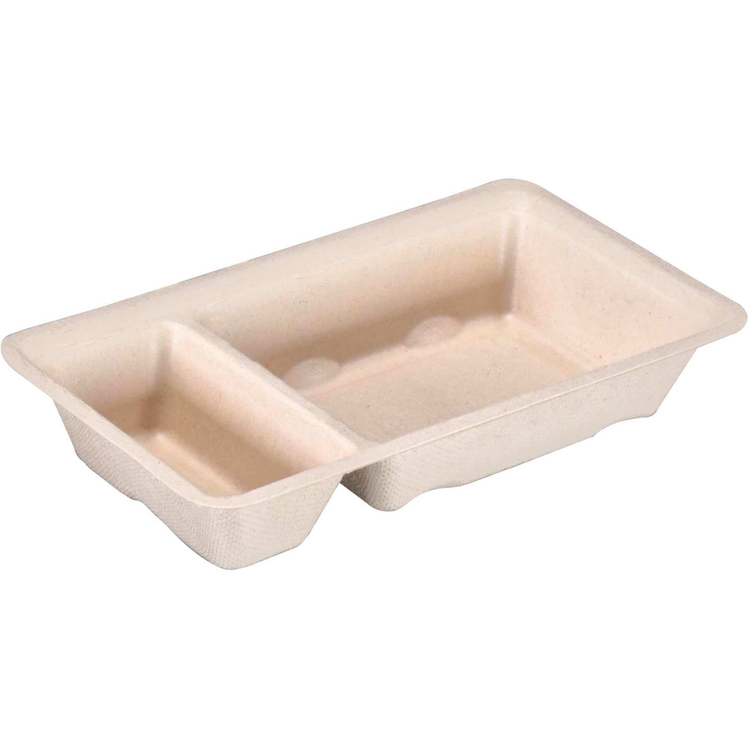 Depa Bak, Bagasse (suikerrietpulp), A23, snackbak, 170x95x30mm, naturel