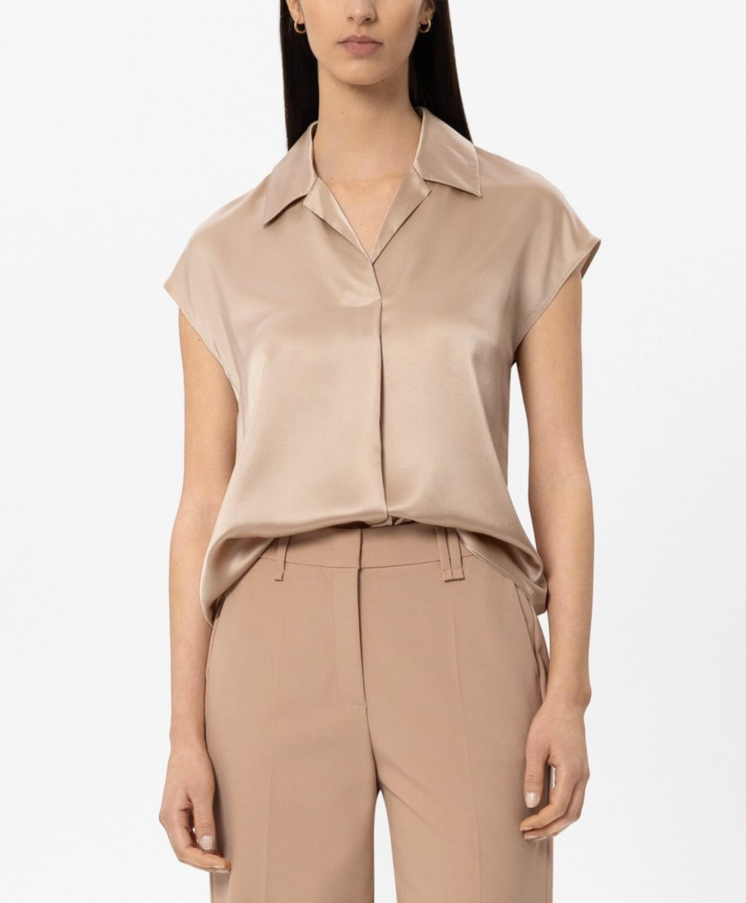LUISA CERANO Dames top beige