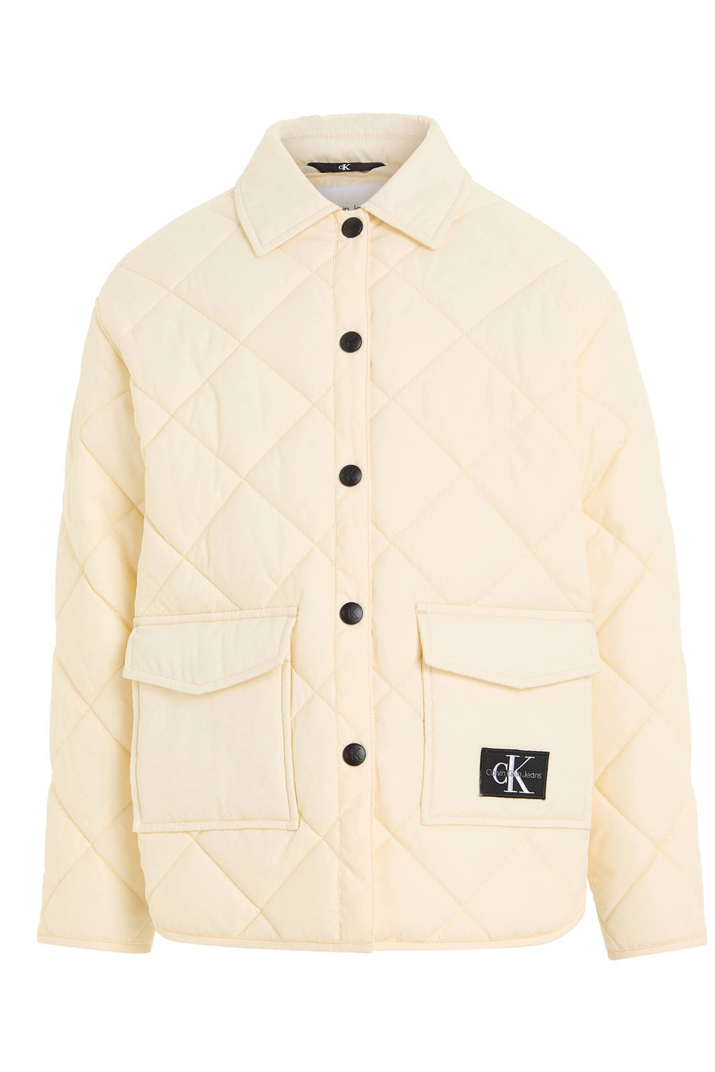 Calvin Klein zomerjas met logo beige