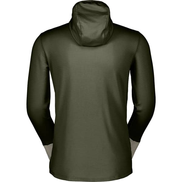 Veste polaire SCOTT DEFINED LIGHT M'S HOODY DOUGLAS GREEN/DUST GREY