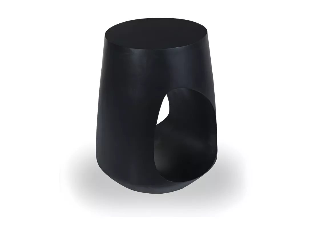 Wesi - Table d'appoint ø35cm - Noir