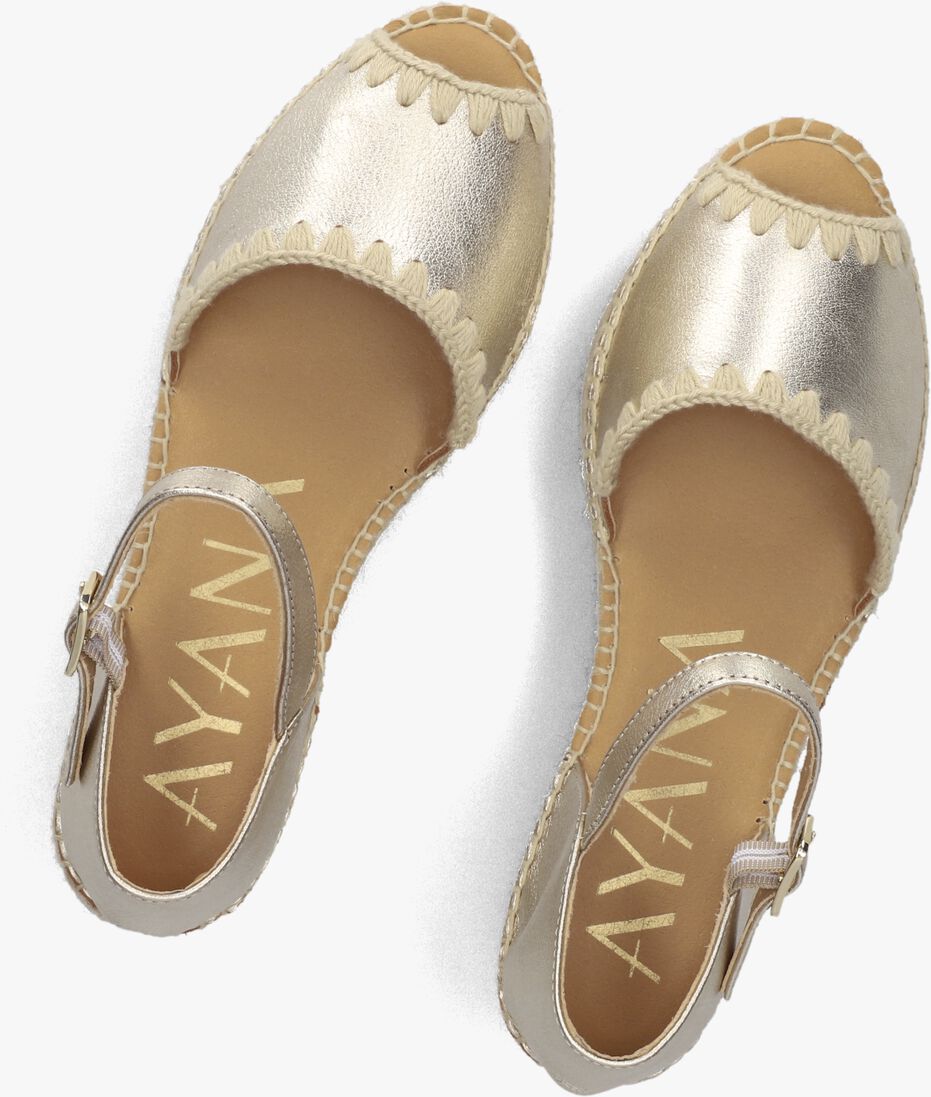goudkleurig ayana espadrilles omo25yu816
