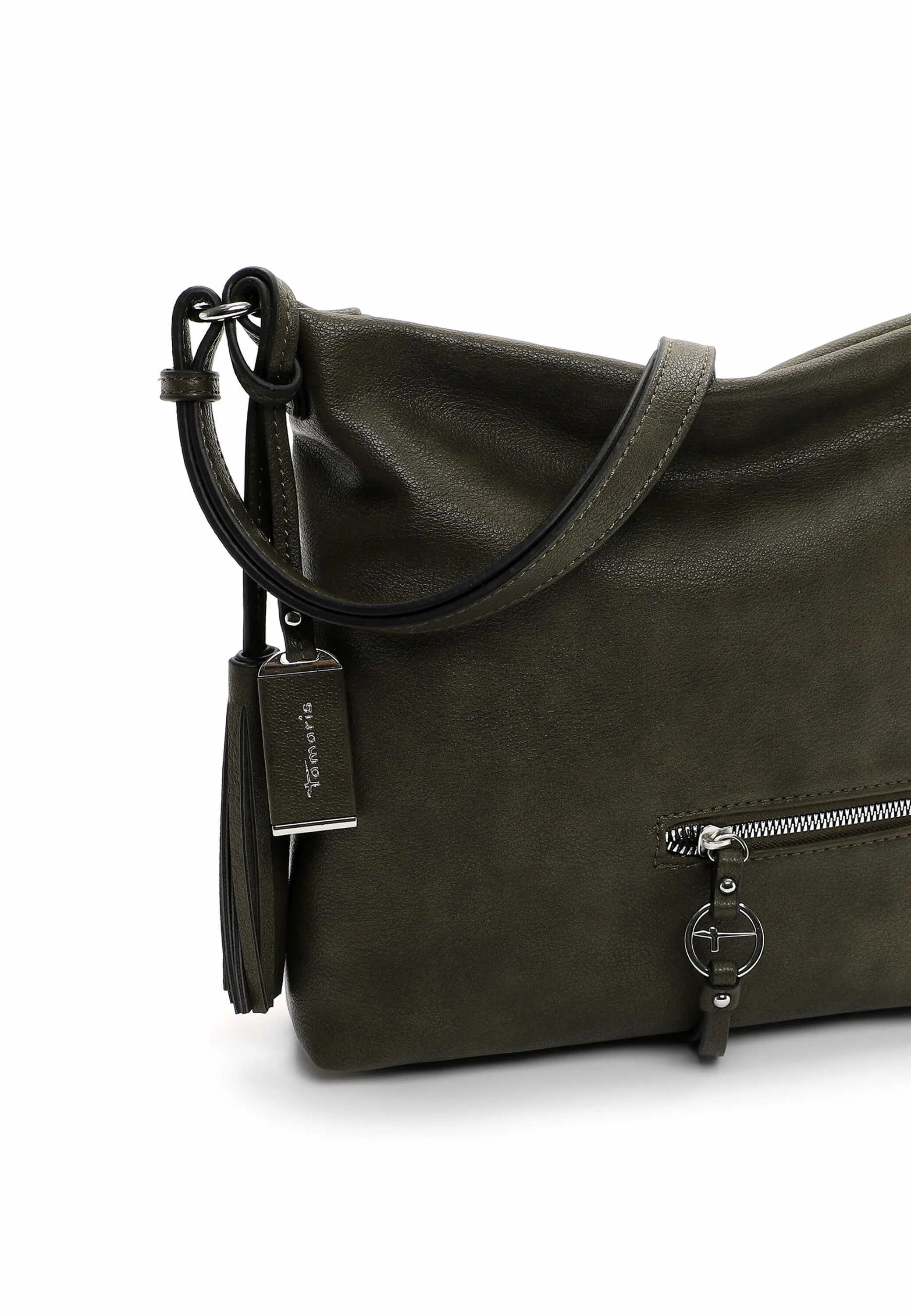 TAMARIS Beuteltasche Olive Lederimitat