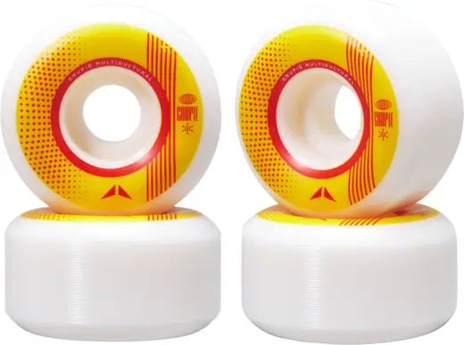 Crupié Carlos Ribeiro 101A Wide Skateboard Hjul 4-Pak