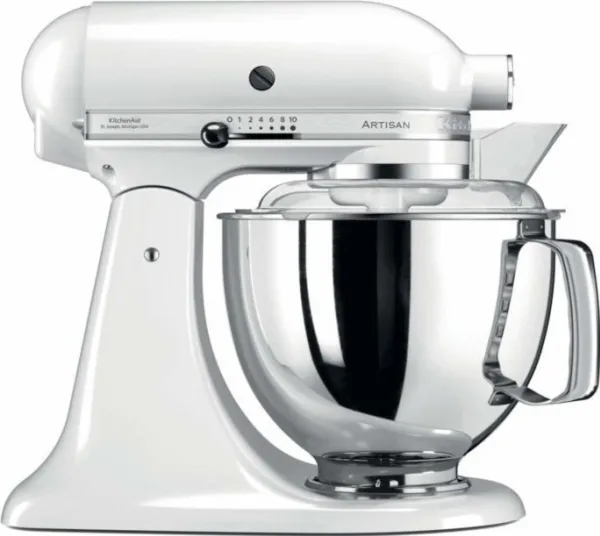 KitchenAid Artisan 5KSM175PSEWH - Køkkenmaskine - 300 W - hvid
